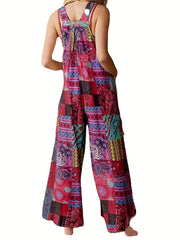 Wide Leg Overall Jumpsuit for Women