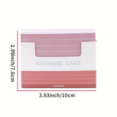 150pcs Detachable Message Paper Notebook Index Card Set School Supplies