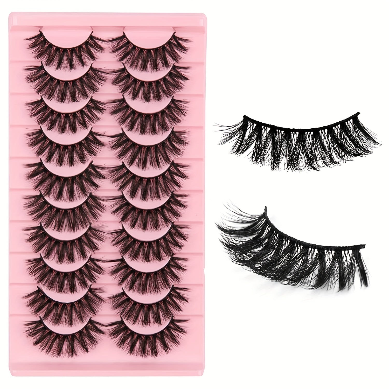 3D False Eyelashes Simulated Thick Curling Lashes Natural Look