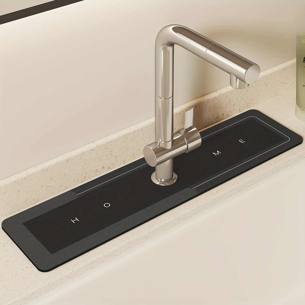 DEXI Sink Faucet Mat Kitchen Sink Accessories Absorbent Drying Mat