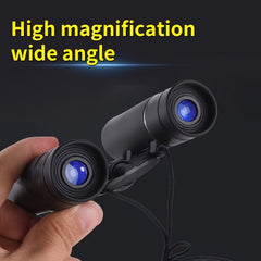 Lightweight Folding Binoculars for Hiking Travel Long Range Zoom