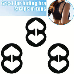 6 Pcs Invisible Bra Strap Clips Non-slip Buckles for Braless Look
