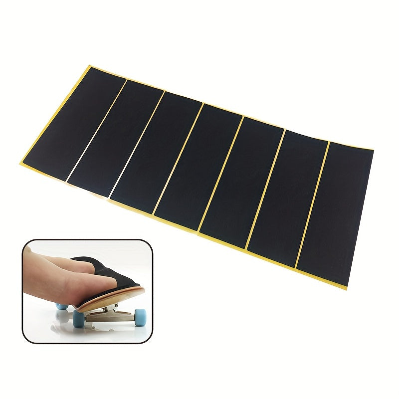 10pcs Finger Skateboard Non Slip Stickers Grip Tape 110mmx38mm