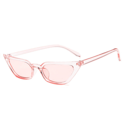Small Cat Eye Sunglasses Vintage Skinny Frame Y2K Shades
