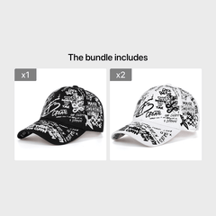 Men's Graffiti Woven Baseball Cap