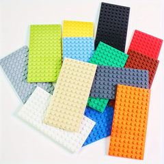 4 Pack IDEAMOC 8x16 Dots Base Plates Mixed ABS Building Blocks Parts