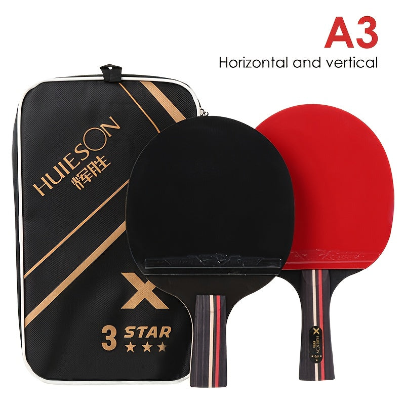 Table Tennis Racket Pair Short & Long Handle Beginner