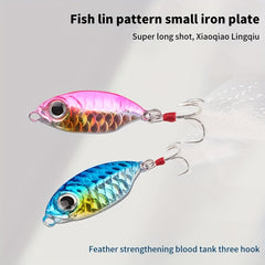 10g Metal Jig With Treble Hook Fishing Bait
