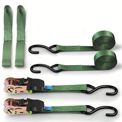2pcs Ratchet Strap 2 1in Wide Luggage Bundle Strap Total Length 4m 157in