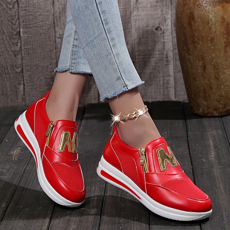 Women's Mesh Sports Shoes Air Cushion Sole Casual Walking Shoes