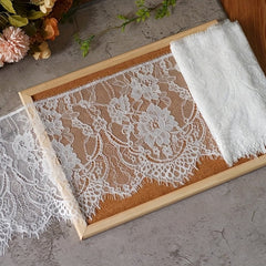 Mesh Lace Trim Fabric Wedding Veil Clothing Craft 3m