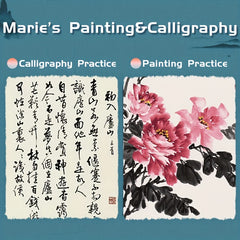 200 Sheets Ink Drawing Paper Watercolors Calligraphy Soft Pad