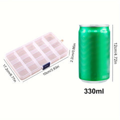 15 Grids Small Plastic Box Storage Case Waterproof Dustproof Large Capacity