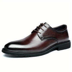 Men's Textured Derby Shoes Business Formal Wear