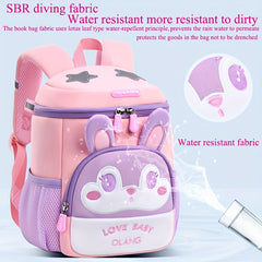 Kindergarten School Bag Girls Anti-lost Backpack Lightweight Spine Protection