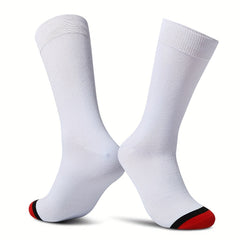 Colorblock Crew Socks Mid Tube Women's Stockings