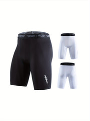 Veidoorn Men's Compression Tights Gym Workout Shorts