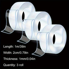 1pc Double Sided Nano Tape Strong Adhesive Multifunctional Gel Tape