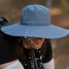Men's Outdoor Oversized Brim Bucket Hat Sun Hat
