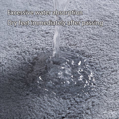 1pc Absorbent Bathroom Floor Mat, Anti-Skid Doormat Carpet