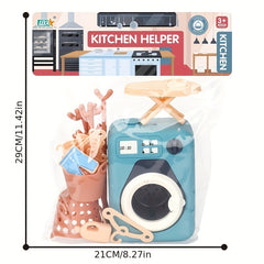 House Toy Washing Machine Set Educational Interactive