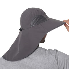 Quick-Drying Sun Hat with Neck Flap for Outdoors