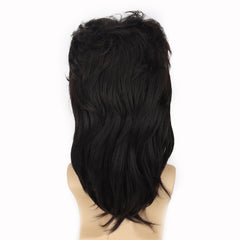 Men's Curved Cropped Wig for Stylish Look
