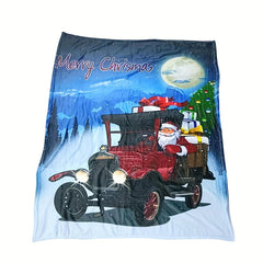Winter Warmth Thickens Blanket Flannel Blanket Christmas Gift