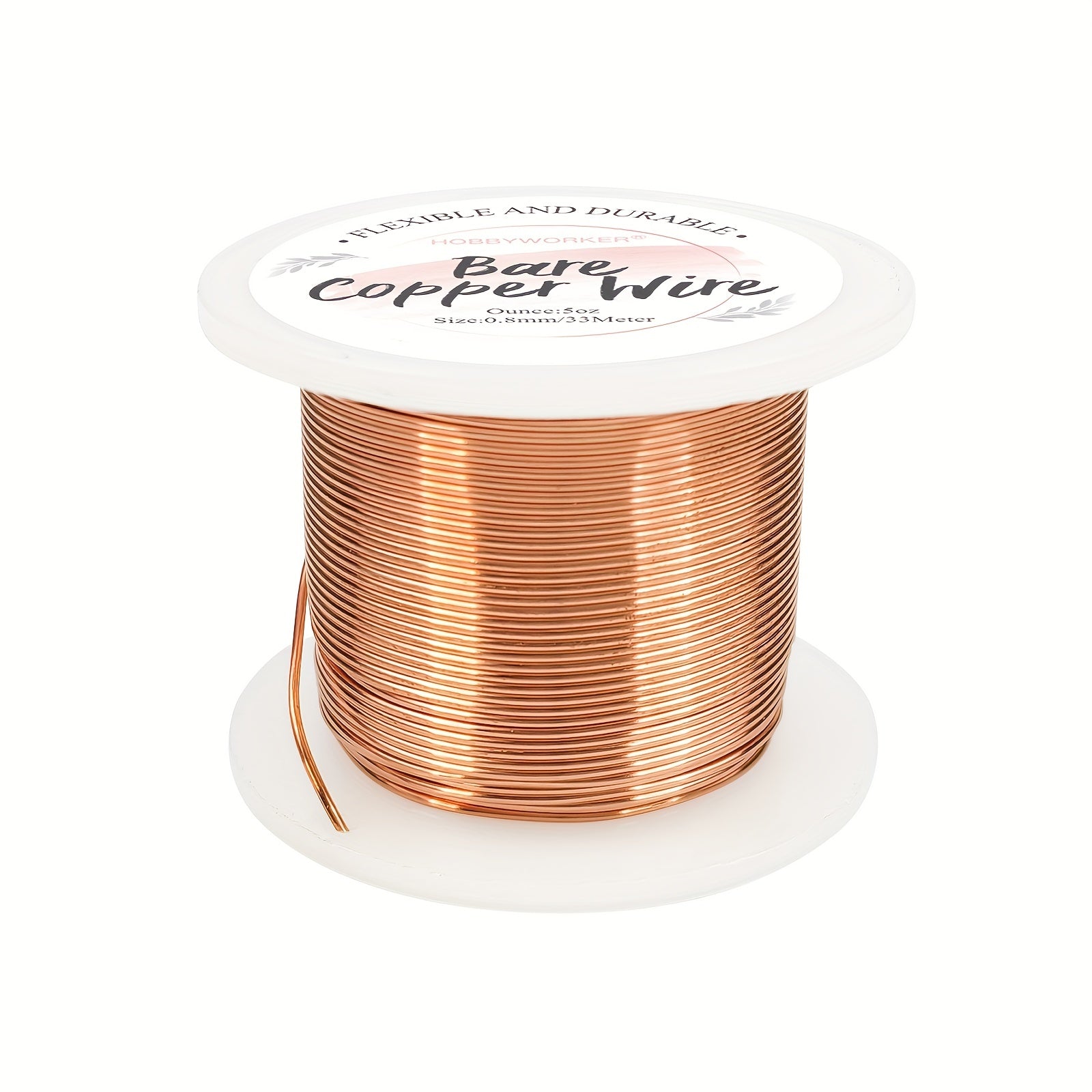 Bare Copper Wire Beading Craft Wire Jewelry Making 16-28 Gauge
