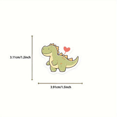 100pcs Little Dinosaur Vinyl Waterproof Stickers Scrapbook Laptop Skateboard