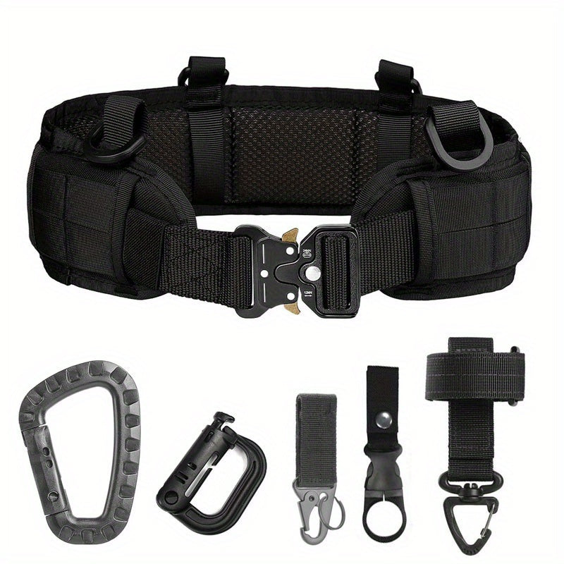 6-Piece Tactical Belt Set for Military Enthusiasts