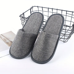 Home Linen Disposable Slippers Closed Toe Easy Pack
