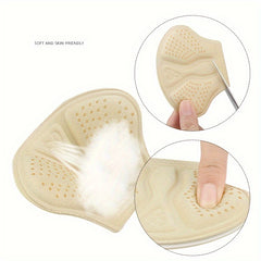 4 Pairs Sports Shoes Heel Pads Anti-wear Self-adhesive Anti-slip