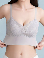 Lace Wireless Push Up Bra Breathable & Comfy Lingerie