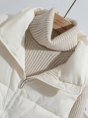 Women's Lightweight Sleeveless Puffer Jacket Stand Collar Warm Vest