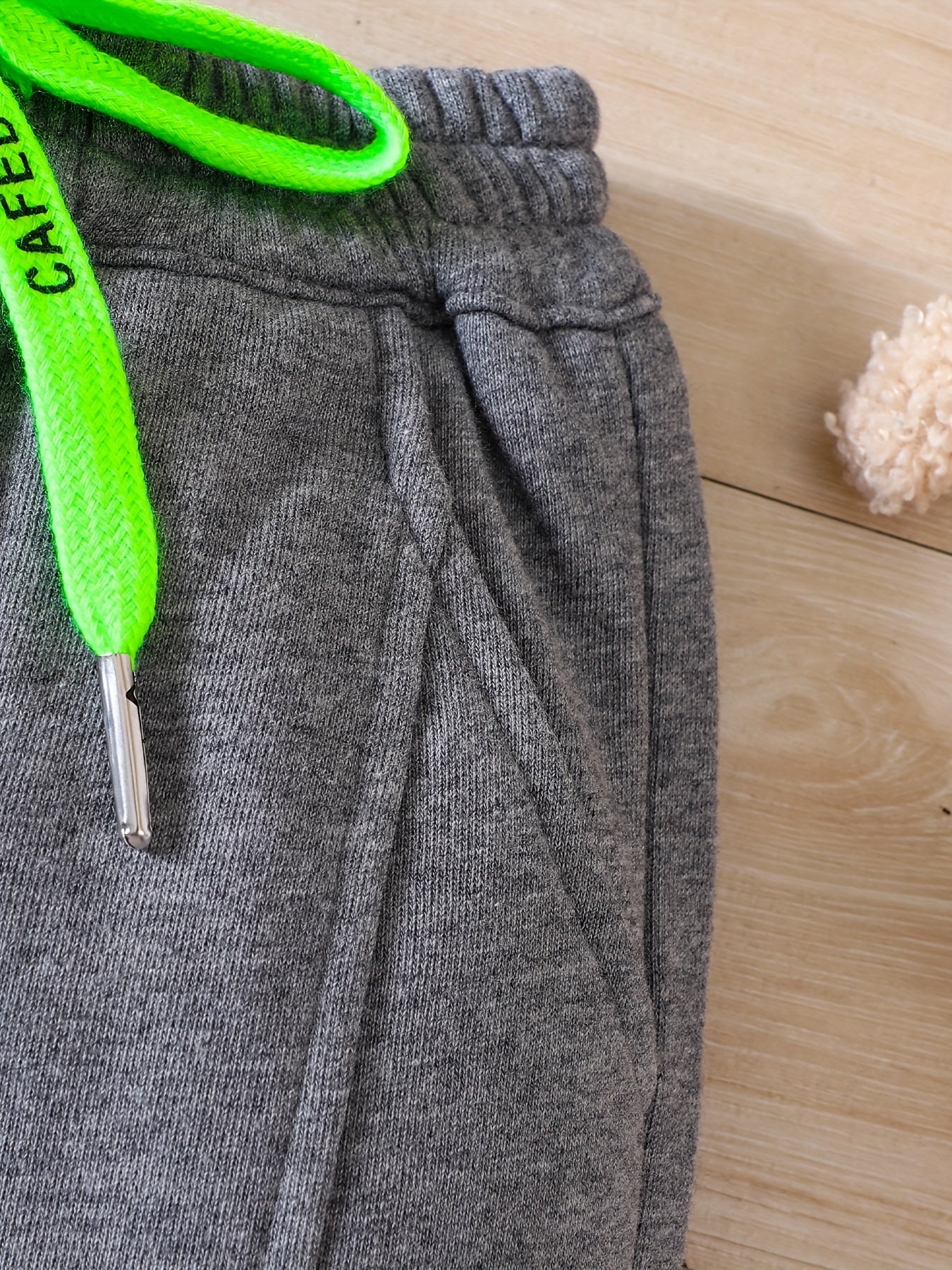 Bear Print Boys Casual Sweatpants Active Jogger Sports Pants
