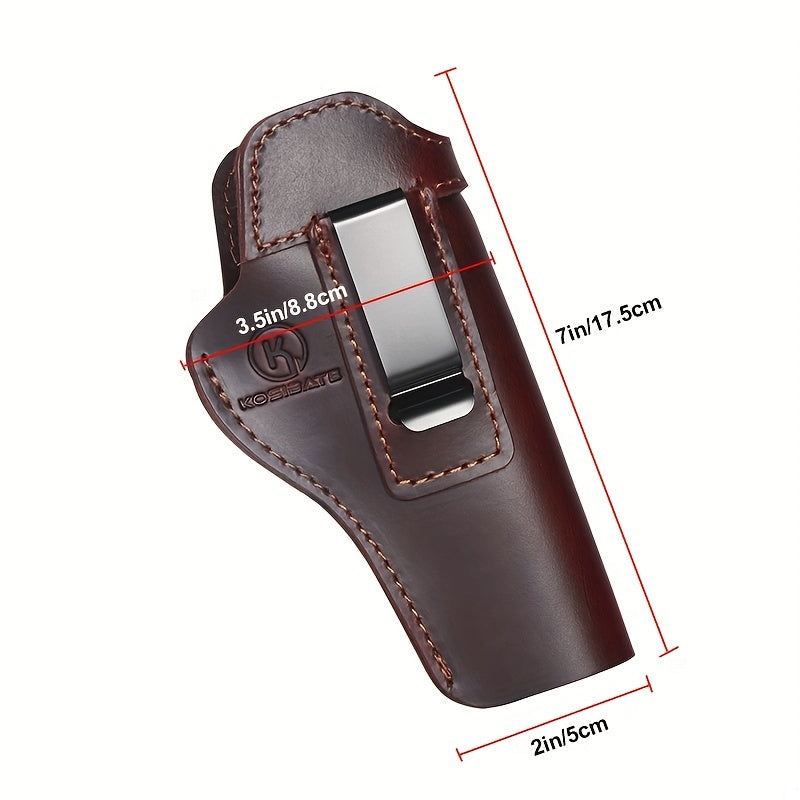 Leather CCW 1911 Holster Compatible With Colt Springfield Sig Browni