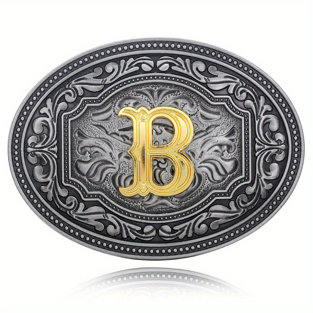 Embossed Belt Buckle for Men Western Cowboy Punk Hip Hop Accessories