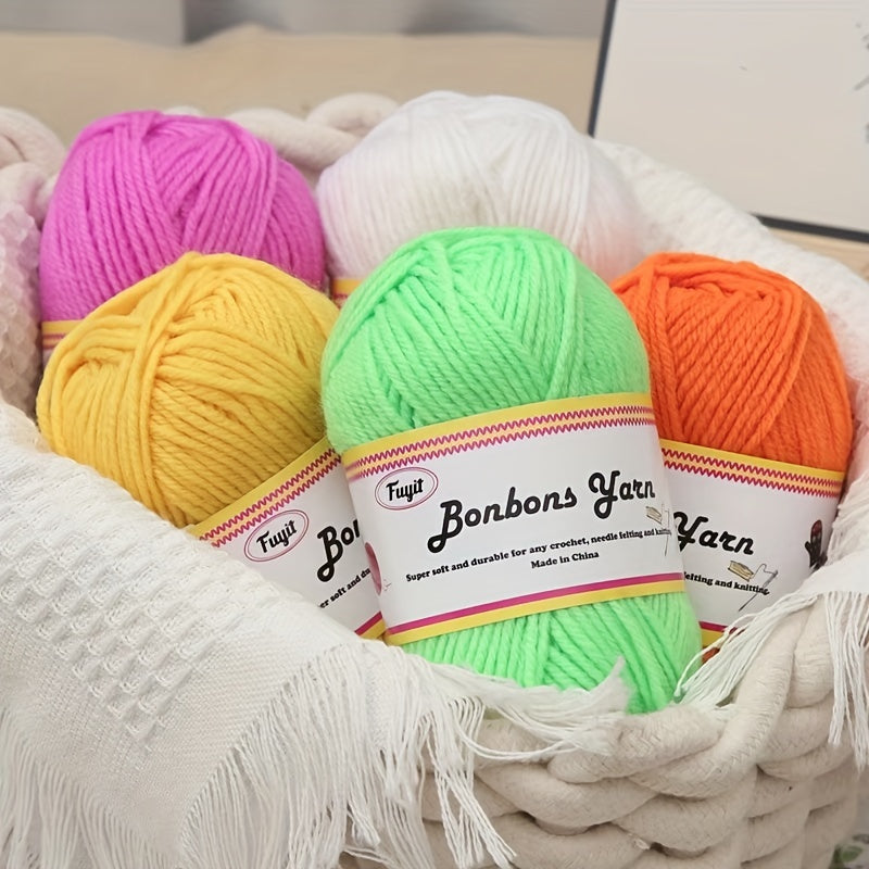 12 Rolls DIY Knitting Yarn Handwork Woolen Painting Crafts Decoration 12 X 50g