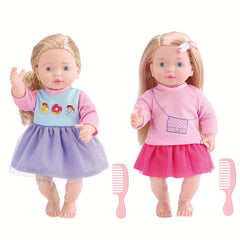 Belinda 30 Dolls with Combs Sweet and Realistic Girl Dolls in Pink Outfits