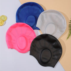80g Silicone Waterproof Swim Hat Nose Clip Ear Plug Set for Pool & Outdoor Fun