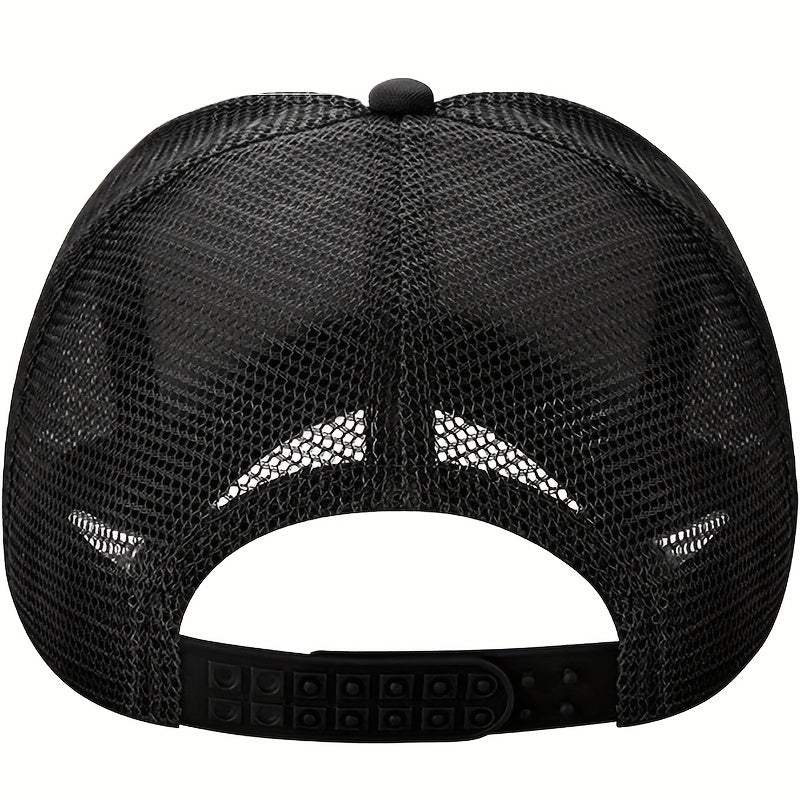 Men's Washed Sunshade Baseball Cap Adjustable Mesh Cap