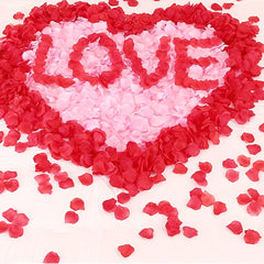 1000pcs Red Rose Petals for Romantic Nights & Wedding Decor