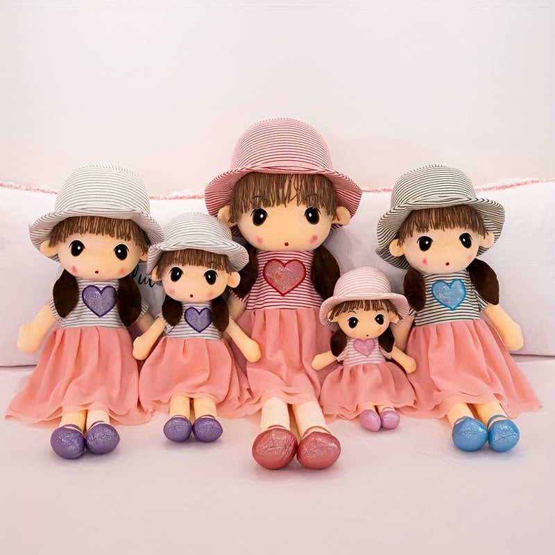 Sweetheart Princess Plush Toy Realistic Cartoon Fairy Pink Outfit Safe Gift