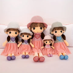 Sweetheart Princess Plush Toy Realistic Cartoon Fairy Pink Outfit Safe Gift