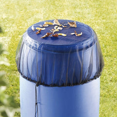 Rain Bucket Net Cover for Outdoor Garden Water Tank Protection