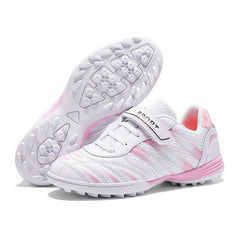 Kids Athletic TF Soccer Cleats Lightweight Comfortable Sports Shoes