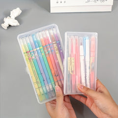 2pcs Transparent Storage Box for Stickers