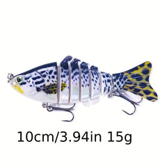 10pcs Bionic Plastic Hard Wobbler Bait Fishing Tackle
