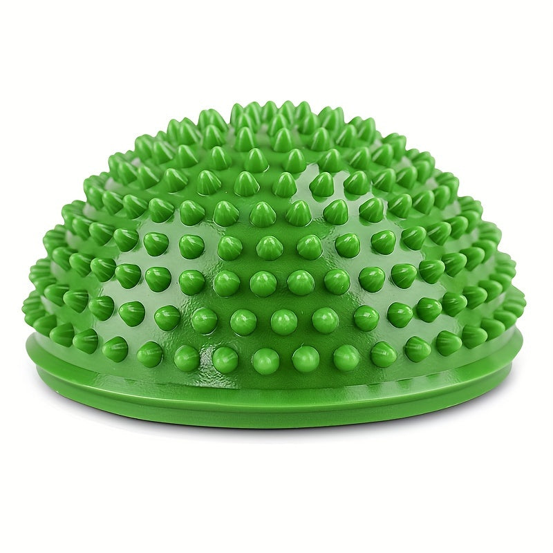 Inflatable Balance Training Pad for Yoga and Pilates with Massage Ball